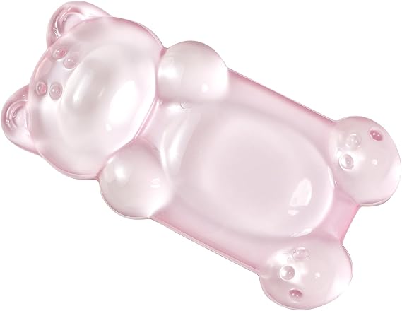 Ergonomic Gel Mouse Wrist Rest Pink Clear Cute Bear Mouse Wrist Rest
