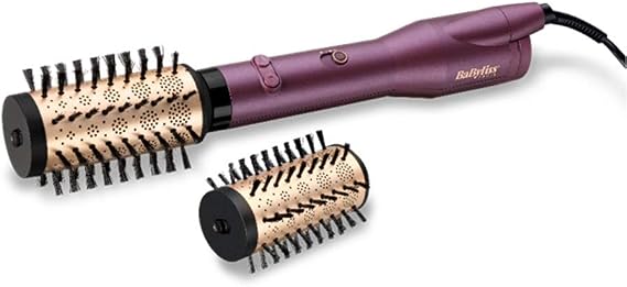 BaByliss AS950E Big Hair Dual Warmluftbürste 2-teiliges Set, pink black