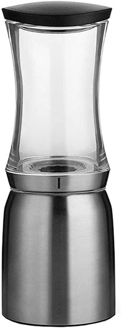 Electric Gravity Pepper Grinder or Salt GrinderBattery Powered Pepper Mill and Salt Millwith Adjustable Thickness,one-Hand Operation