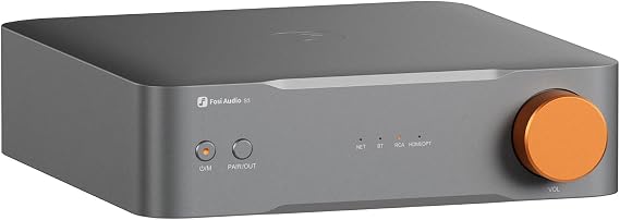 Fosi Audio S3 HiFi Music Streamer DAC Preamp, AK4493SEQ DAC Wi-Fi 6 Bluetooth 5.3, Digital Transport with XLR Balanced/Optical/Sub Out/HDMI eARC, AirPlay 2 Spotify Connect Tidal, 10-Band EQ