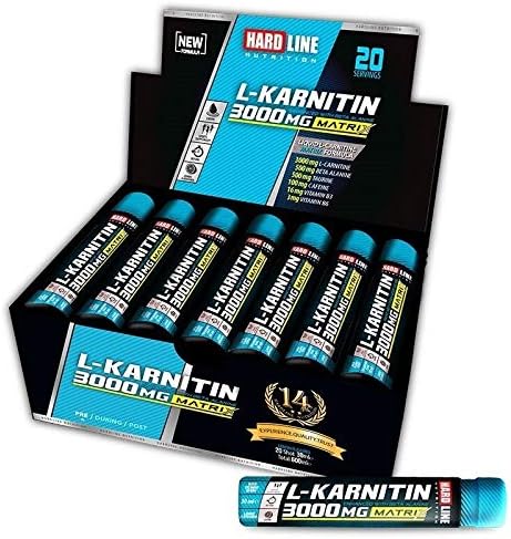 Hardline L-Karnitin Matrix 3000 Mg 20 Ampül - Limon