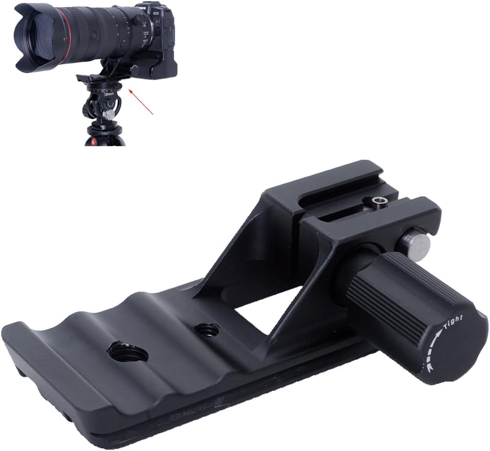 Lens Collar Stand Replacement Foot Tripod Mount Ring Base Compatible with Canon RF 24-105mm F2.8 L is USM Z, Support Bracket Holder Arca-Swiss Fit Quick Release Plate for Arca Clamp Stabilizer