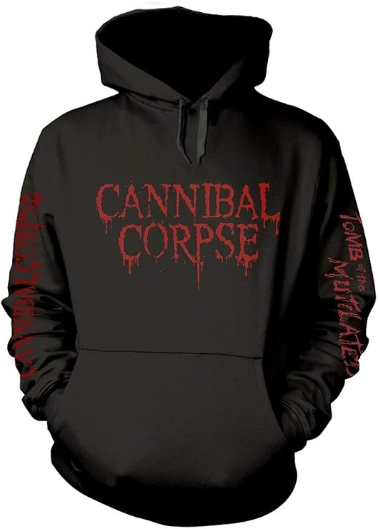 Cannibal Corpse 'Tomb Of The Mutilated Explicit' (Black) Pull Over Hoodie