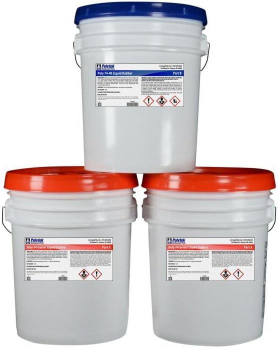 Polytek 74-40 Liquid Polyurethane Rubber (120lb Kit)