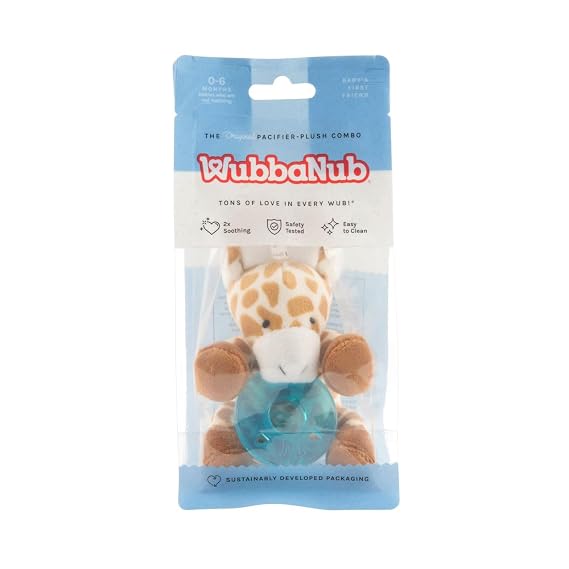 Wubbanub Infant Pacifier - Giraffe