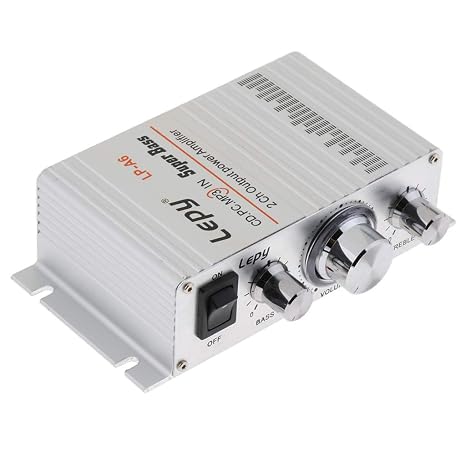 DC 12V 2x15W Class-D Mini Hi-Fi Digital Stereo Audio Amplifier 3.5mm Jack