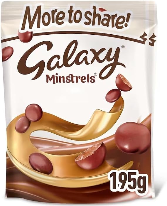 Galaxy Minstrels Milk Chocolate Pouch Bag 195g