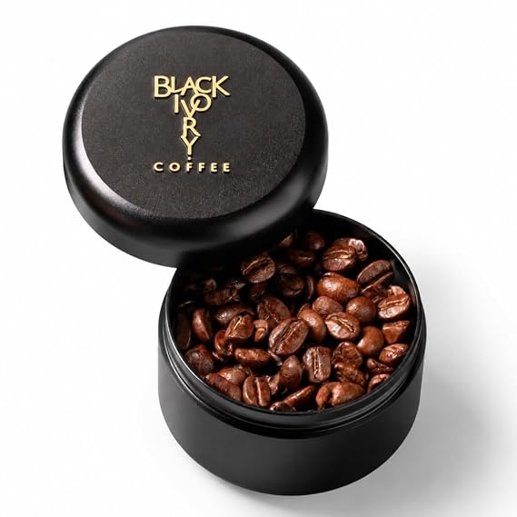 Black Ivory Coffee The World's Rarest Elephant-Refined Whole Bean Thai Coffee Treasure (40g)