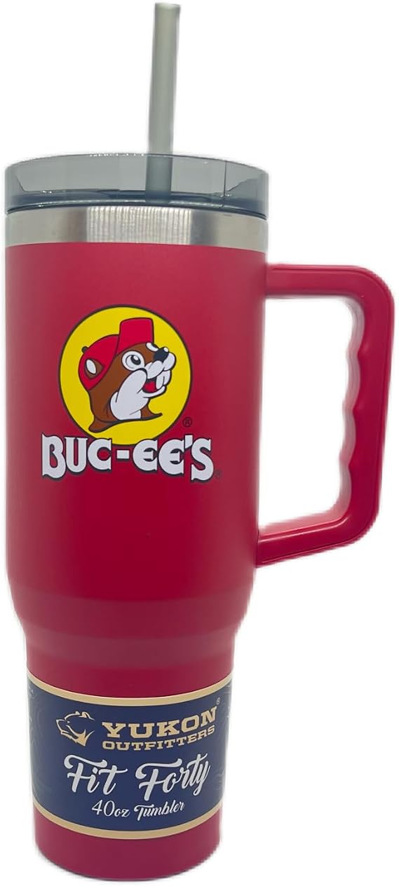Buc-ee's Insulated Tumbler with USA Pride Sticker