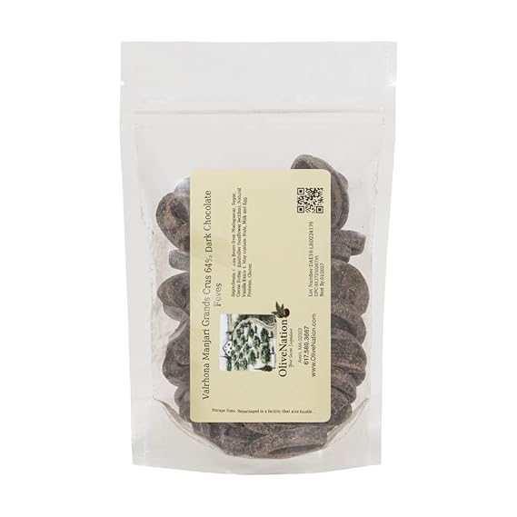Valrhona 64% Manjari Dark Bitter Sweet Chocolate Feves from OliveNation - 5 pounds