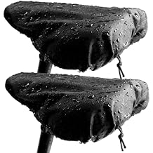 Waterproof Bike Seat Covers: Dustproof, Rainproof, UV-Protective, Windproof, Easy to Install and Clean. Suitable for Men's and Women's City/Mountain Bikes (2 pcs)