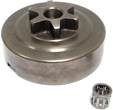 3/8 Inches 6T Chainsaw Clutch Drum Assembly for Echo Cs-310,CS-352,CS-353 with Bearing