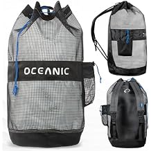 Oceanic Scuba Snorkel Bag, XL Mesh Dive Bag Backpack, Lightweight, Quick-Dry, Padded Straps, Internal Pocket, Ideal for Snorkeling, Beach Gear & Outdoor Sports