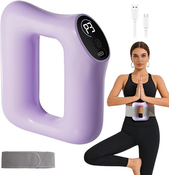 Multifunctional Full-Body Fascia Ring, Fascia Ring Massager, Full-Body Ergonomic Electric Wireless Abdominal Massager Fascia Blaster for Butt Waist Belly and Muscle Relaxtion