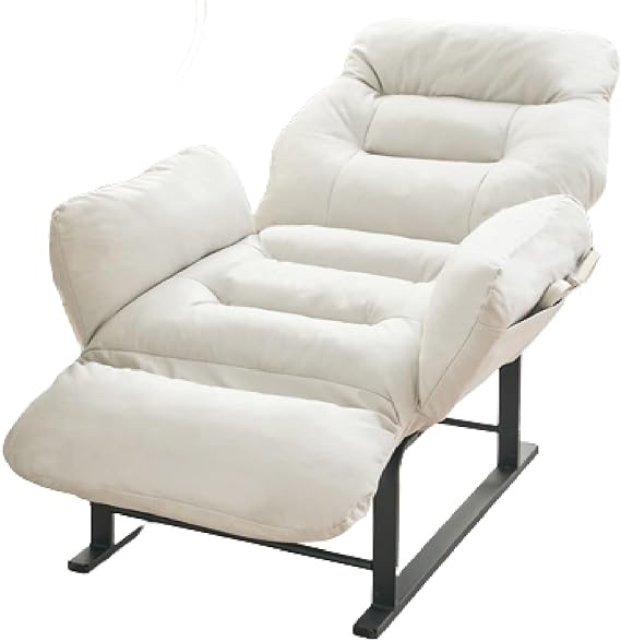 Recliners,folding lounge ,white chaise lounge indoor ,chair comfy folding chair indoor Sofa-style soft cushions fit the body better, and the protection of various materials is more comfortable ( Color