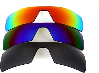 Galaxy Replacement Lenses for Oakley Oil Rig Black&Blue&Titanium&Red&Gold Color Polarized 5 Pairs