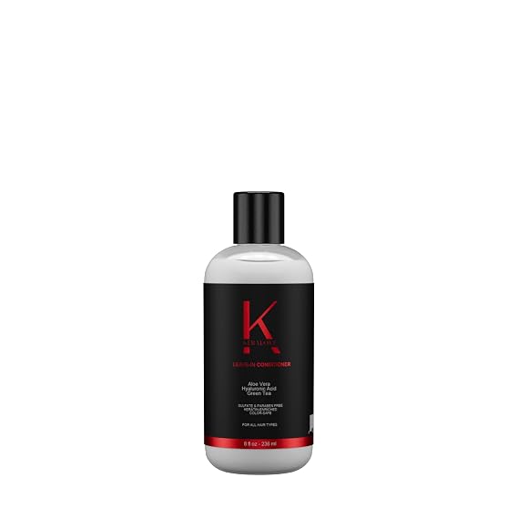 Keralove Leave-In Conditioner Cream Protectant Detangler 8 oz | Keratin Care & Enriched | Safe for Virgin, Color Treated, Dry & Frizzy Hair | Daily Use for All Hair Types | Sulfate & Paraben Free