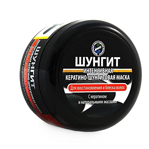 Intensive Keratin-shungite Mask for Restoration and Shine of Hair
