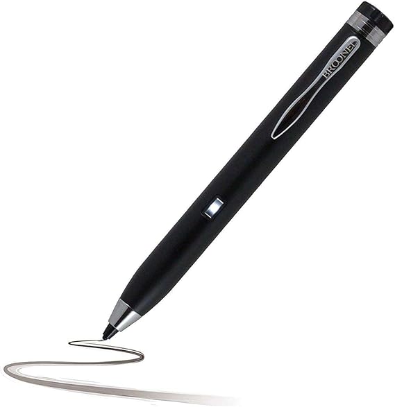 Black Fine Point Digital Active Stylus Pen - Compatible with Huawei MediaPad M5 lite 8"