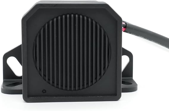 White Noise Reversing Alarm Adjustable 85/90/95/100dB for Vehicle Safety