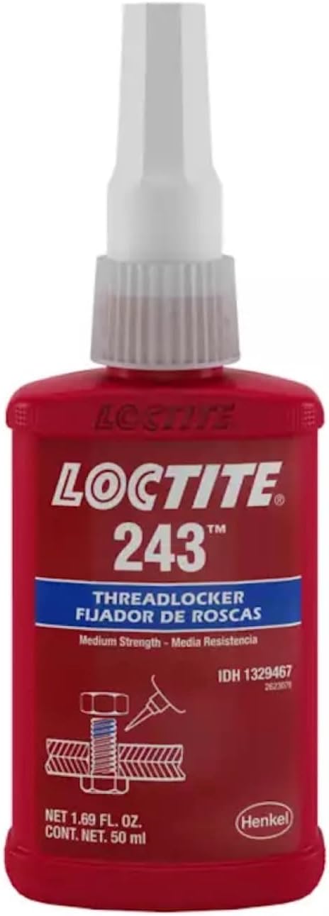 Genuine LOCTITE 243 x 50ml Medium Strength Oil Tolerant Threadlocker