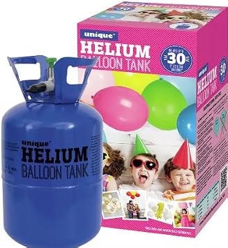 Helium Balloon Canister | Disposable Helium cylinder for balloons | All party occasions (Small Helium Canister, 1, Qty)