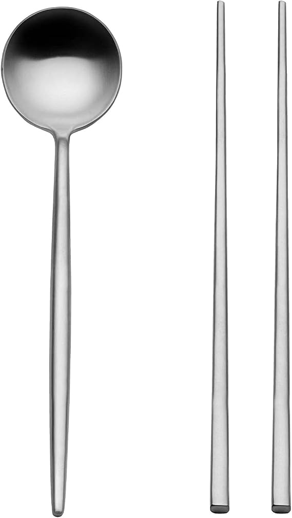 Studio Nova Premium 18/10 Stainless Steel Chopsticks & Spoon Set