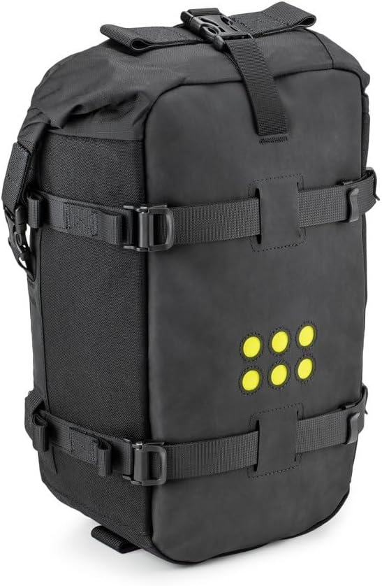 Kriega Adventure Pack OS-12 Rear Bag, Motorcycle Bag, Waterproof, 12 Litres, Unisex, Multipurpose, All Season, Polyamide, Black