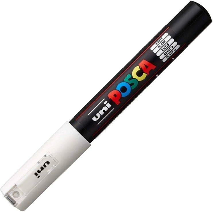Uni Posca PC-1M Painting Marker 0.7 mm White
