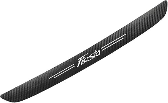 Car Rear Bumper Protector Strip for Fo-rd Ecosport Edge Escape Fiesta Fusion Kuga ST, Trunk Sill Edge Scuff Plate Carbon Fiber Anti-scratch Protector Sticker Body Styling Accessories, Fiesta