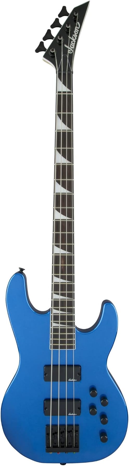 Jackson JS Series Concert Bass JS3, Metallic Blue, Amaranth Fingerboard