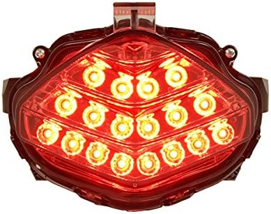 Integrated Sequential LED Tail Lights Smoke Lens fits Honda CBR500R CB500F CB500X 2016-2018