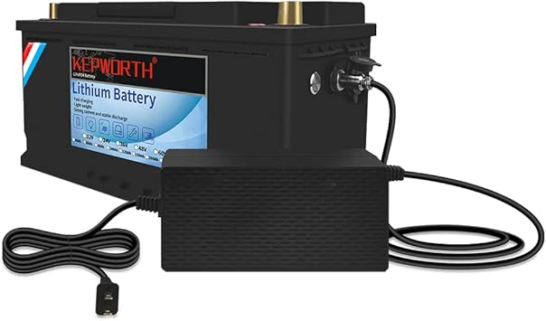 KEPWORTH 12V 100Ah Lithium LiFePO4 Battery 1280Wh Deep Cycle Lithium iron phosphate Rechargeable Battery Built-in BMS,Perfect for RV,Solar,Camping,Marine,Backup Power,Off-Grid Applications
