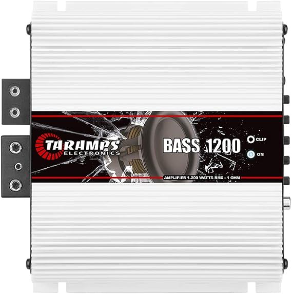 Taramps Bass 1200 1 Channel 1200 Watts Rms Car Audio Amplifier 2 Ohm