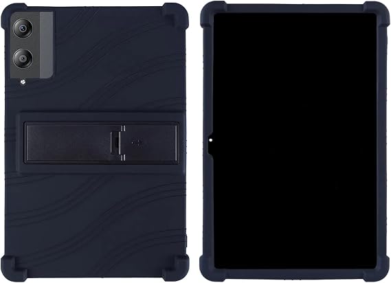 For DOOGEE Android 15 Tablet 13 Inch Case, DOOGEE Tab E3 Pro Cover, Soft Silicone, Square Shockproof, Vibration Resistant, Back Hidden Storage Stand, Multi-Angle Adjustment, Waterproof, Anti-Slip