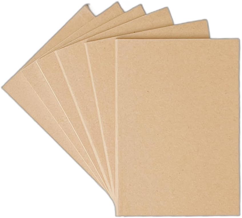 K-Kraft Mini Notebooks with Kraft Paper Covers ( 4.375 x 3.125 inch Set of 6)