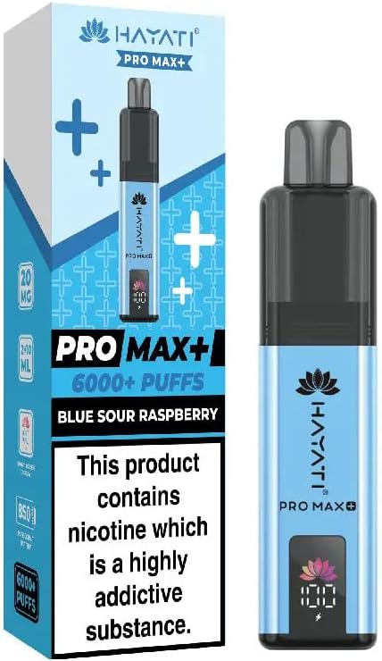 Hayati 6000 Pro Max Plus 6k (pack of 1) (Blue Raz GB)