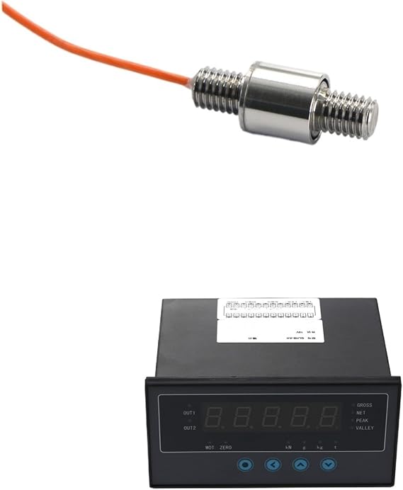 Mini Load Cell Sensor with Indicator Display Test Tension and Compression Force Weight Pressure Sensor 10KG 20KG 30KG 50KG 100KG(10KG and Indicator)