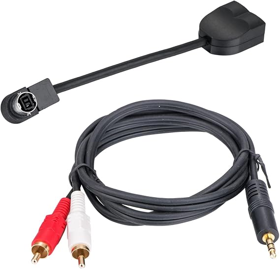 Car Audio Cable for Sony Unilink Cable Adapter AUX Input Auxliary Free Two RCA to 3.5mm Cable