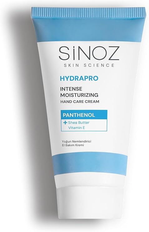 Sinoz Hydrapro Vitamin E Panthenol İçeren Yoğun Nemlendirici El Bakım Kremi 50 ml