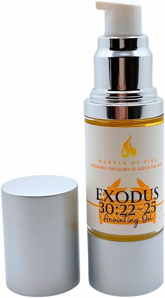 Exodus 30:22-25 Anointing Oil 1oz. Recipe from God to Moses: 500 shekels of Myrrh, 250 Each of Fragrant Cinnamon and Calamus, 500 of Cassia, and a hin of Olive Oil.