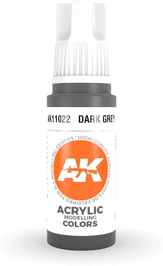 AK Interactive 3rd Gen Acrylic Dark Grey 17ml