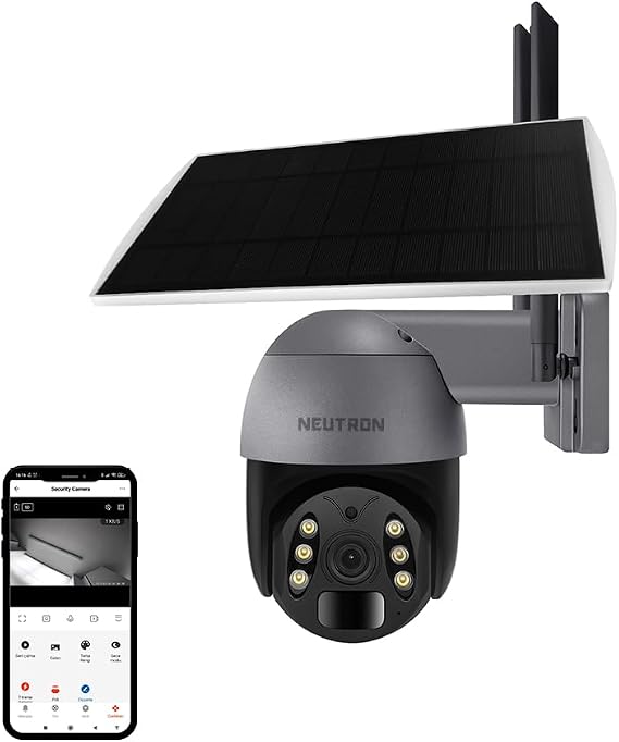 Neutron 3MP 4G Solar Powered IP Camera