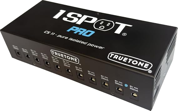 1 SPOT Pro CS11 Expandable Guitar Pedal Power Supply | 11 Isolated Outputs, 9V 12V 18V, Studio Power for Your Pedalboard