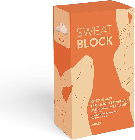 Sweat Block Armpit Sweat Absorbing Leaves 10 Pieces