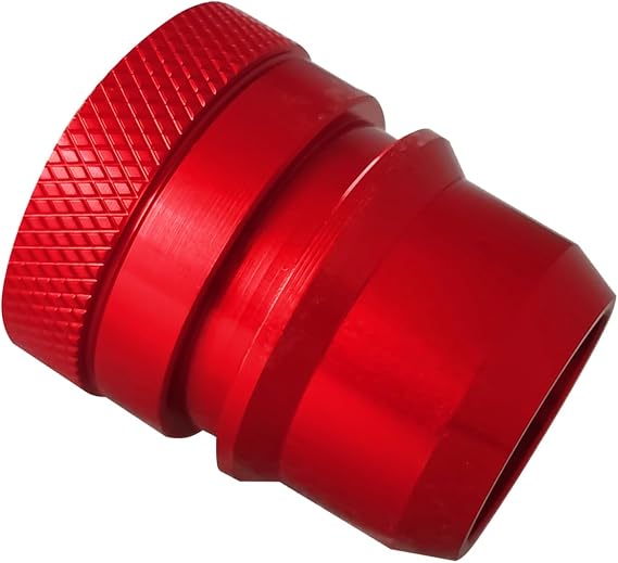 Red Blow Off Valve Mod,Billet Aluminium Vent to Atmosphere Mod Plug Fuel System Replace Parts for Ford F150 3.5L EcoBoost (Including for Raptor) 2013-2025,for F150 2.7L EcoBoost 2015-2025