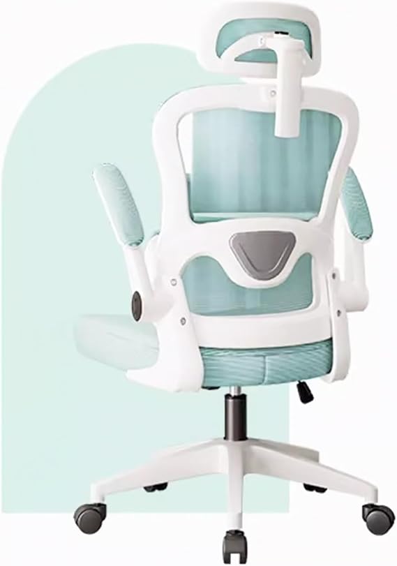 Gaming Computer Chair Executive Chair with Adaptive Lumbar Support, 4D Adjustable Headrest, Flip-up Armrests and 35 Rock for Home Office Study Drafting