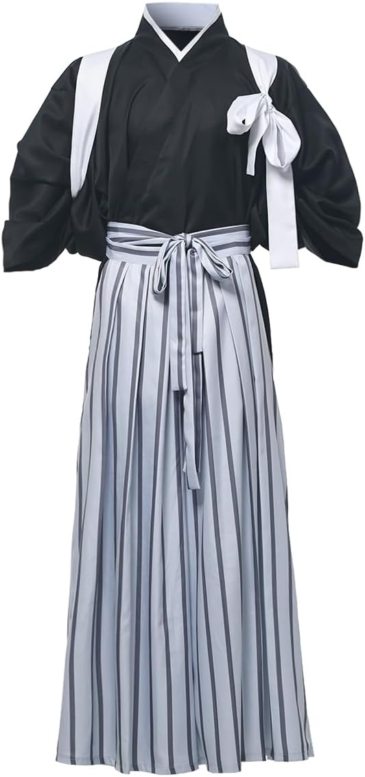 FAD-4U Cosplay Costume Samurai Warrior Kimono Hakama Kendo Uniform Event Stage Outfit