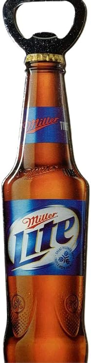 Miller Lite Bottle Shaped Bottle Opener Speed Wrench | 6.5" Long | New
