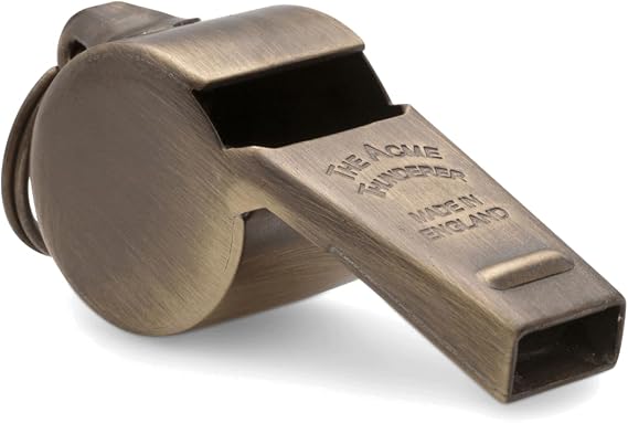 ACME THE Thunderer Whistle No. 58.5 | Antique Brass